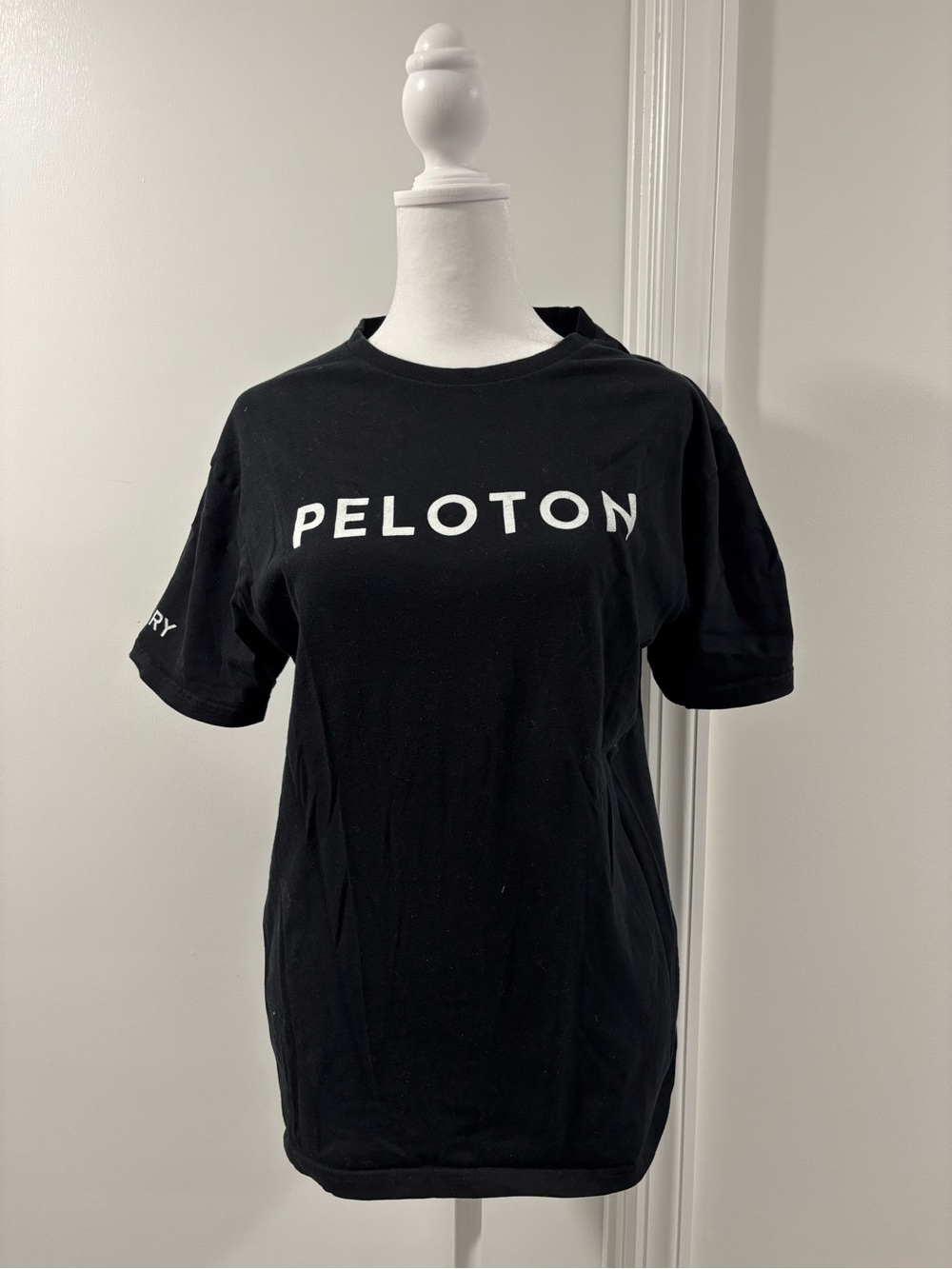 Peloton Black Crewneck Tee